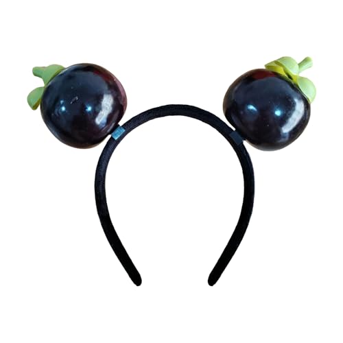 yabaikekeji Kreatives doppelköpfiges Obst-/Gemüse-Stirnband für Kinder, Jugendliche und modebegeisterte Erwachsene für Partys von yabaikekeji