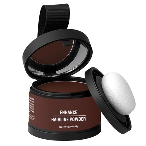Ansatzpuder - Haaransatz Ausbessern & Haarausfall Abdecken, Sofortige Grauabdeckung Fleckenfreier Haarpuder Männer Frauen, Haarfasern Soforteffekt Concealer Zur Haarverdichtung von yakermur