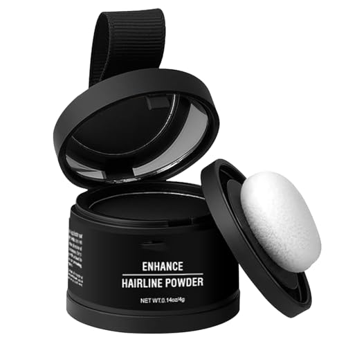 Ansatzpuder - Haaransatz Ausbessern & Haarausfall Abdecken, Sofortige Grauabdeckung Fleckenfreier Haarpuder Männer Frauen, Haarfasern Soforteffekt Concealer Zur Haarverdichtung von yakermur