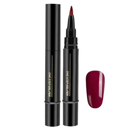 UV Nagellack Stift Gel UV Nagellackstift Soak-Off Nail Polish Pen - Nagel Bleistift Für Frauen Und Mädchen Keine Notwendigkeit Externe Beschichtung von yakermur