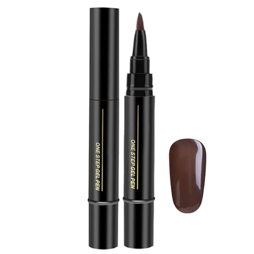 UV Nagellack Stift Gel UV Nagellackstift Soak-Off Nail Polish Pen - Nagel Bleistift Für Frauen Und Mädchen Keine Notwendigkeit Externe Beschichtung von yakermur