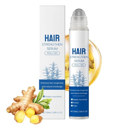 yakermur Haarwuchs Produkte | Haarausfall Mittel | 25 ML Nährende Nicht Fettende Kopfhaut Pflege Roller Lösung für Dünner werdendes Haar Beauty Reise Salon Frauen Männer von yakermur