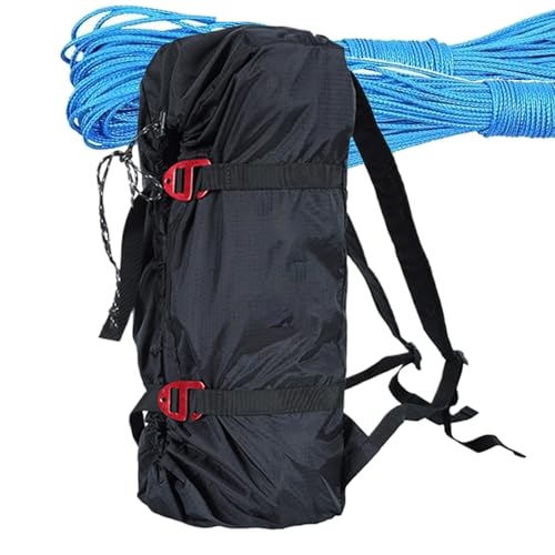 yakermur Klettern Rucksack, Baumseilsack | Professioneller Rockseileimer - Ausrüstung Nicht rutscher Baumpfleger, verstellbare Bergsteigervorräte für Männer, Frauen von yakermur