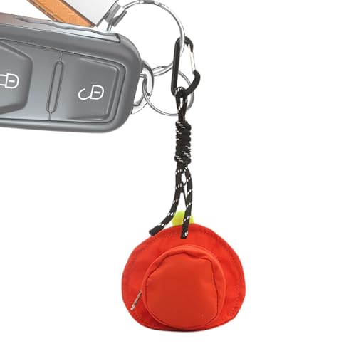 yakermur Münze Geldbeutelschlüsselkette, süßer Münzbeutel | Hutform Mode Beutel Brieftasche mit Reißverschluss | Rucksackdekoration, wichtiger Kopfhörer -Taschenbeutel Charme für Münzschlüssel von yakermur