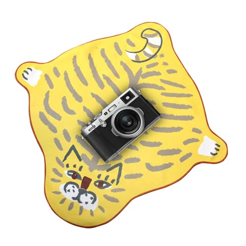 yakermur Selbstklebende Make-up-Tasche | Umschlag für Kameraobjektiv | waschbar, wiederverwendbar, Design mit Tiger-Motiv, für Reisen, zu Hause und für Frauen von yakermur