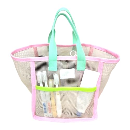 yakermur Strandtasche aus Netzstoff | Pool-Netztasche | wasserdicht, sanddicht, leicht und robust für - und Urlaubsgegenstände von yakermur