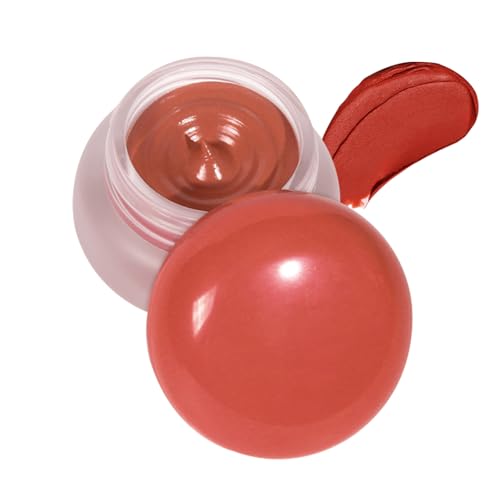 yakermur Verwischender Puddingtopf,npuddingtopf | Samtmattes n-Ton-Rouge - Lip Pudding Pot Lip & Cheek nbalsam für Frauen mit langanhaltendem Retro-Look von yakermur
