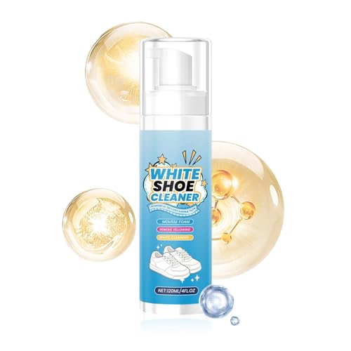 yakermur Weißer Sohlenreiniger | 120 ml Schuhweißer für Sneakers,Fleckenentferner Radierer Für Tägliche Lösung Damen Herren Jugendliche Kinder | Für Damen Herren Erwachsene Alltagstragen von yakermur