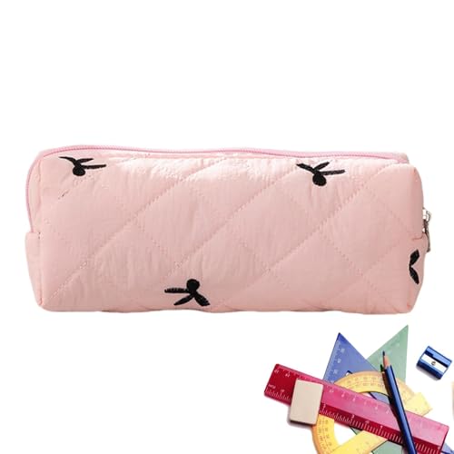 yakermur Zipper -Bleistift -Fall, Bleistifthalter Fall | Beutel Schüler Aufbewahrungsfall - Zipper -Verschluss -Bag Mittelschule Schreibwarenbehälter für Radiergummi, Herrscher, Marker von yakermur