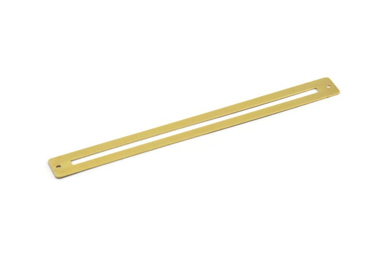 Messing Armband Blank - 2 Rohes Armreif Armreifen Löcher | 15x155x0.80 Mm Brc116 Messing Armband Blank - 2 Rohes Armreif Armreifen Löcher | 15x155x0.80 Mm Brc116 von yakutum
