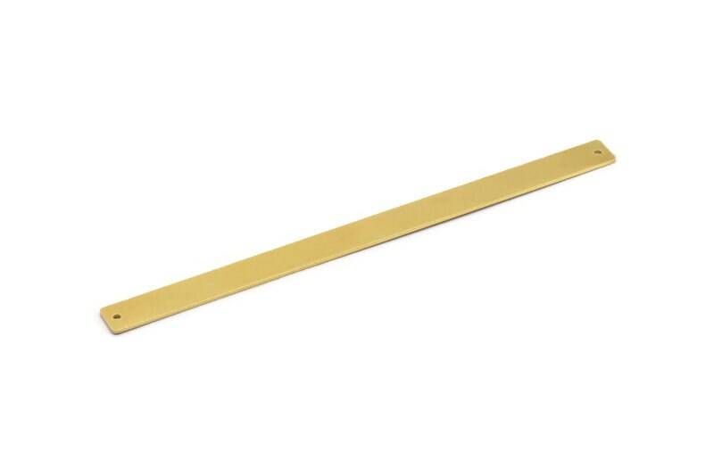 Messing Armreif - 4 Mit 2 Löchern | 10x145x1mm Brc005 Messing Armreif - 4 Mit 2 Löchern | 10x145x1mm Brc005 von yakutum