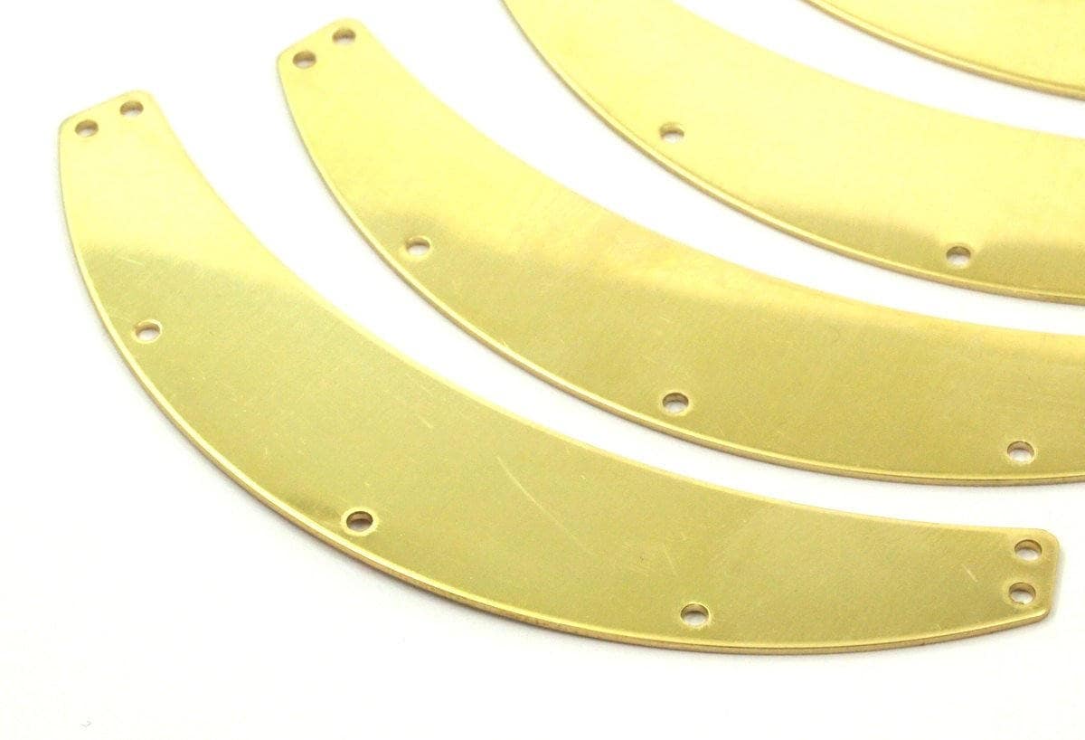 Messing Halsreif - 2 Halsbänder Mit 7 Löchern | 87 X 16 Mm Brs 1690-13 B0003 Messing Halsreif - 2 Halsbänder Mit 7 Löchern | 87 X 16 Mm Brs 1690-13 B0003 von yakutum