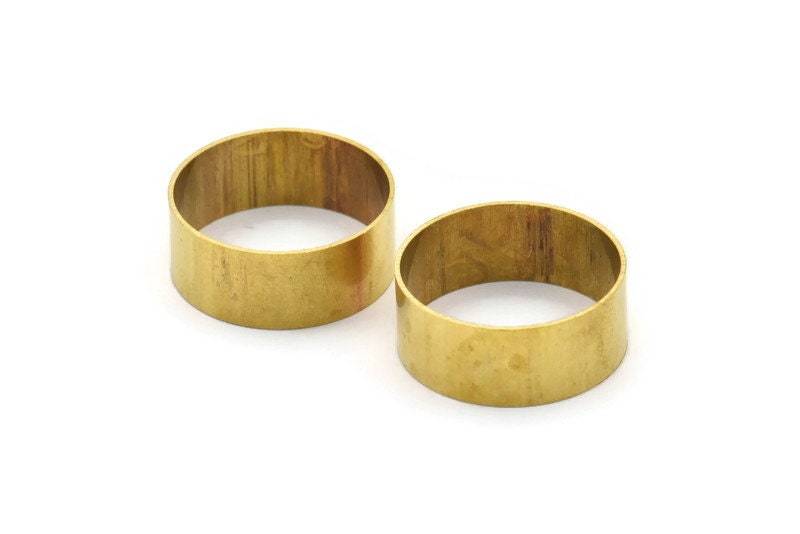 Messing Rohr Perle, 12 Röhrchen | 20 X 8 Mm Bs 1497 von yakutum