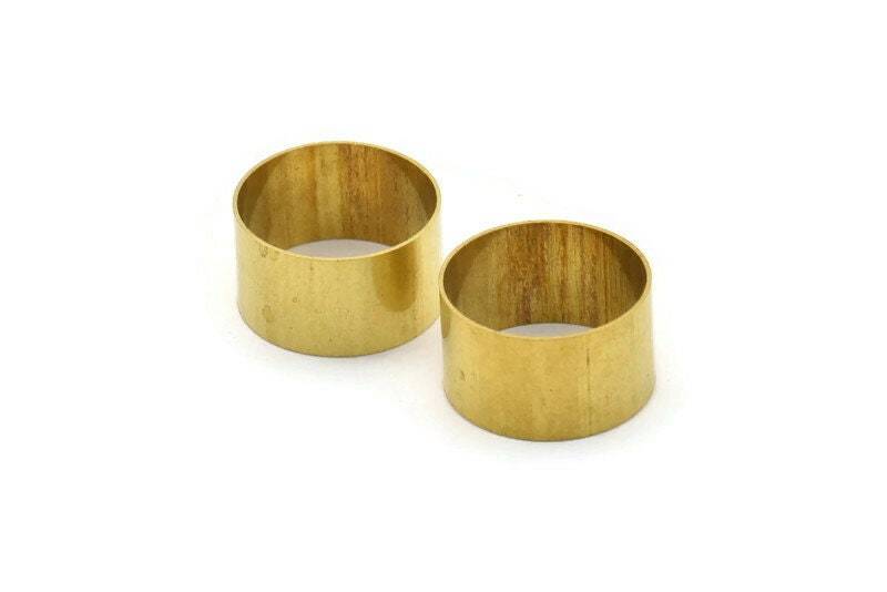 Messingröhrchen, 12 Messingröhrchen | 14 X 8 Mm Bs 1484 von yakutum