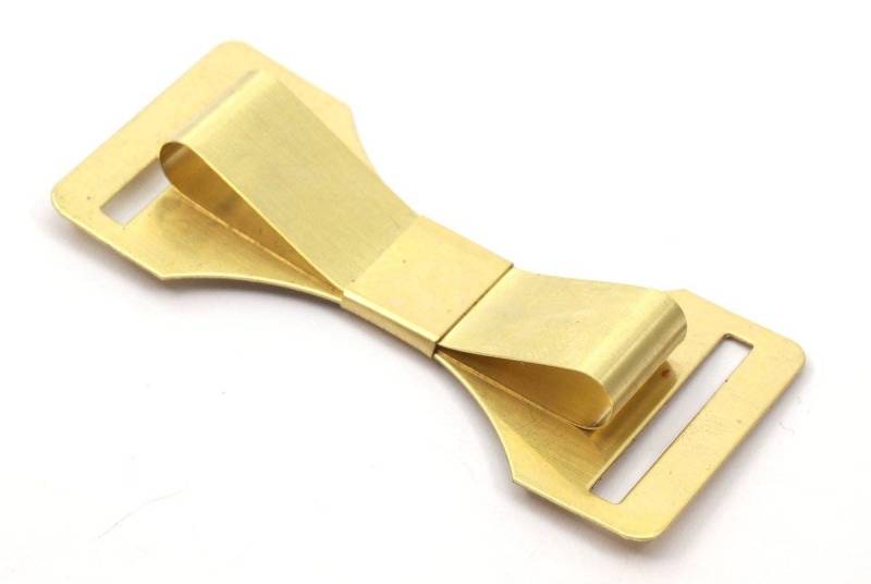 Rohes Messing Bogen Gürtelschnalle, Zubehör 78 X 35 Mm D146 - C098 von yakutum