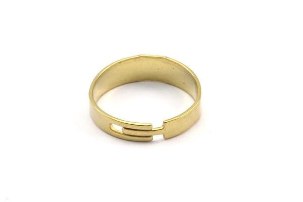 Rohmessing Ring - 24 Verstellbare Ringe | 18 Mm Mn42 von yakutum