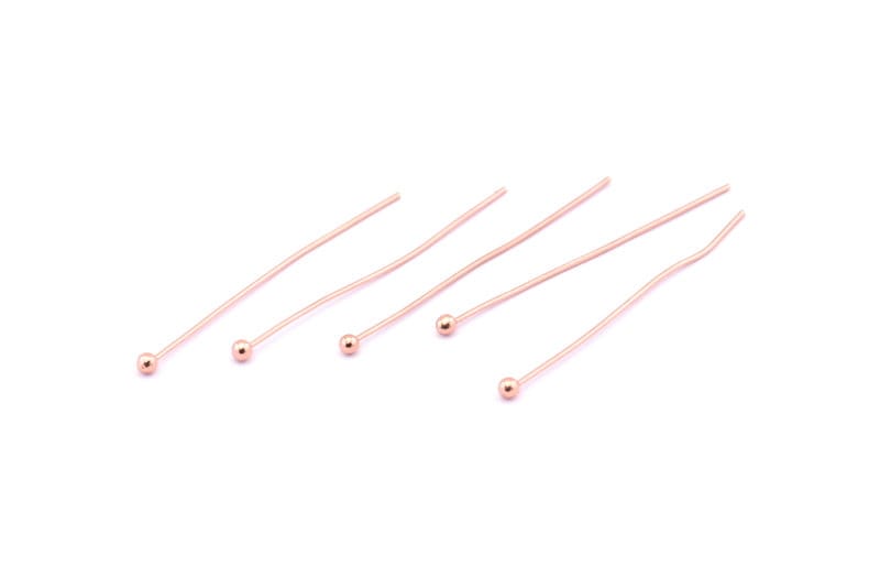 Rosegold Anstecknadel, 100 Rosegold-Ton Messing Kugel Kopf Pins | 35x2x0.6 Mm A1066 Rosegold Anstecknadel, 100 Rosegold-Ton Messing Kugel Kopf Pins | 35x2x0.6 Mm A1066 von yakutum