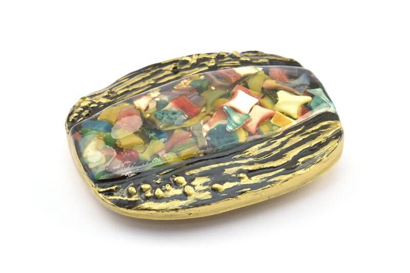 Vintage Gürtelschnalle, 1 Handarbeit Gürtelschnalle | 86 X 72 Mm - Made in Germany Bs 1319 von yakutum