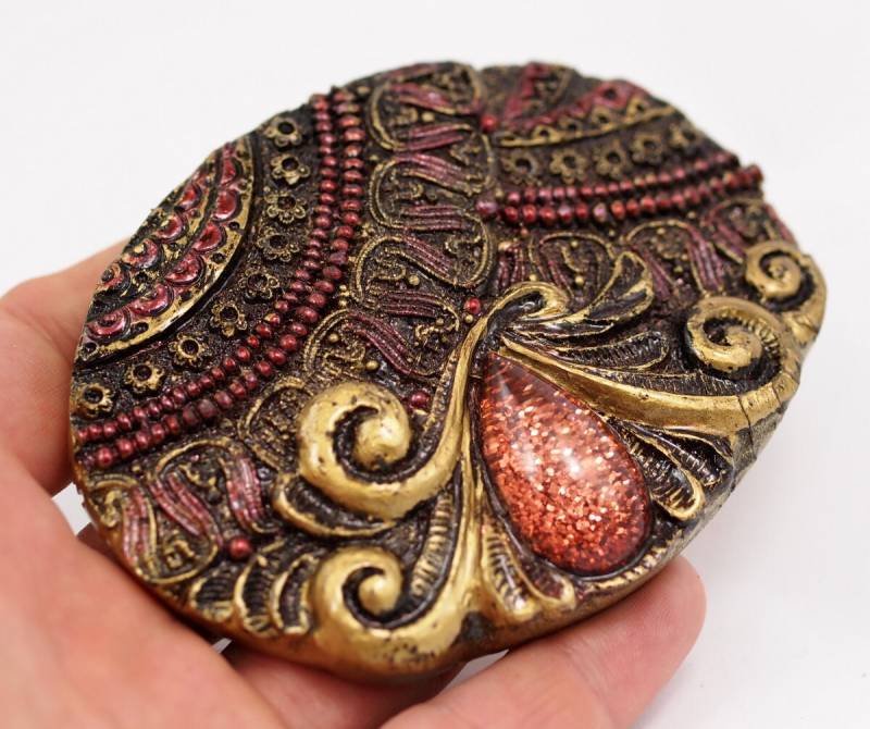 Vintage Gürtelschnalle, 1 Handcrafted Gürtelschnalle | 96 X 74 Mm - Made in Germany Bs 1305 von yakutum