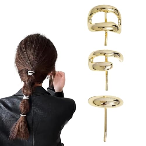 3pcs Legierung Hair Haken Haarzubehör, Metall -Pferdeschwanzhalter -Haarklammern für Frauen und Mädchen, Mode Haarzubehör dekorative gotische Punk -Manschette Barrettes für Frauen langes Haar 3pcs Legierung Hair Haken Haarzubehör, Metall -Pferdeschwanzhalter -Haarklammern für Frauen und Mädchen, Mode Haarzubehör dekorative gotische Punk -Manschette Barrettes für Frauen langes Haar von yamaal