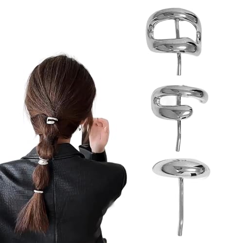 3pcs Legierung Hair Haken Haarzubehör, Metall -Pferdeschwanzhalter -Haarklammern für Frauen und Mädchen, Mode Haarzubehör dekorative gotische Punk -Manschette Barrettes für Frauen langes Haar 3pcs Legierung Hair Haken Haarzubehör, Metall -Pferdeschwanzhalter -Haarklammern für Frauen und Mädchen, Mode Haarzubehör dekorative gotische Punk -Manschette Barrettes für Frauen langes Haar von yamaal