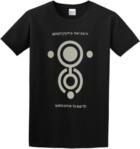 Men's Apoptygma Berzerk Welcome to Earth T-Shirt Print Tees Short Sleeve O Neck Size M von yanli
