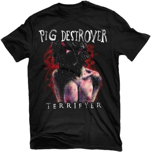 Pig Destroyer Terrifyer Black T-Shirt Size XL von yanli