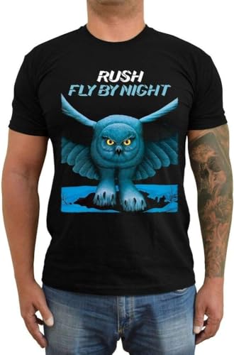 Rush Fly by Night Ver. 1 Album Cover T-Shirt Size 4XL von yanli