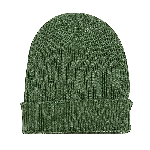 yanopurna Kaschmir Mütze – aus 100% Kaschmirwolle, Cashmere Beanie handgewebt aus Nepal, Unisex, Handwäsche, Dunkelgrün von yanopurna