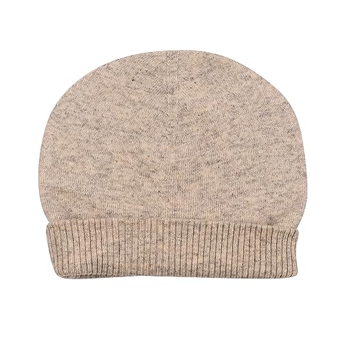 yanopurna Kaschmir Mütze – aus 100% Kaschmirwolle, Cashmere Beanie handgewebt aus Nepal, Unisex, Handwäsche, Weissgrau von yanopurna