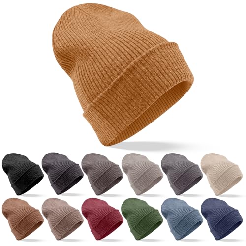 yanopurna Unisex Kaschmir Mütze – 100% Handgewebt, Weich, Atmungsaktiv – Warme Wollmützen Für Damen und Herren – Hergestellt in Nepal von yanopurna