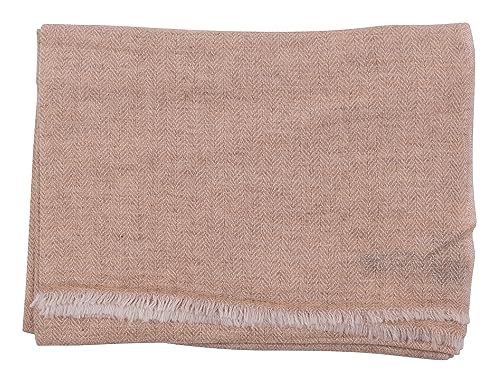 yanopurna Sommerschal Damen aus 100% Kaschmir – Handgewebter Kaschmirschal mit Fischgrätmuster – Leichtes Halstuch, Stola & Tuch für Frühling & Sommer – Unisex, Hergestellt in Nepal (68x190 cm) von yanopurna