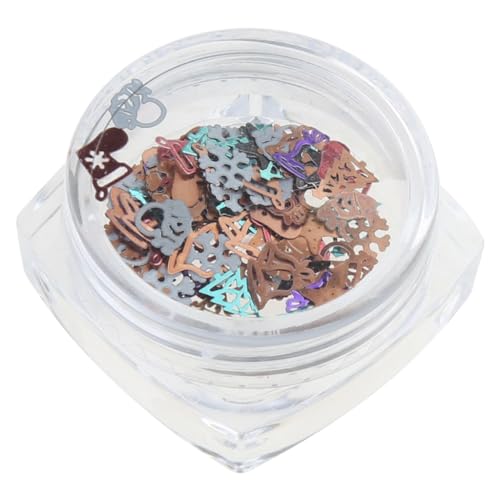 Celebrate Christmas Goldene Pailletten 3D Metall Kunst Dekoration Schneeflocke Weihnachtsbäume Pack Celebrate Christmas Goldene Pailletten 3D Metall Kunst Dekoration Schneeflocke Weihnachtsbäume Pack von yanwuwa