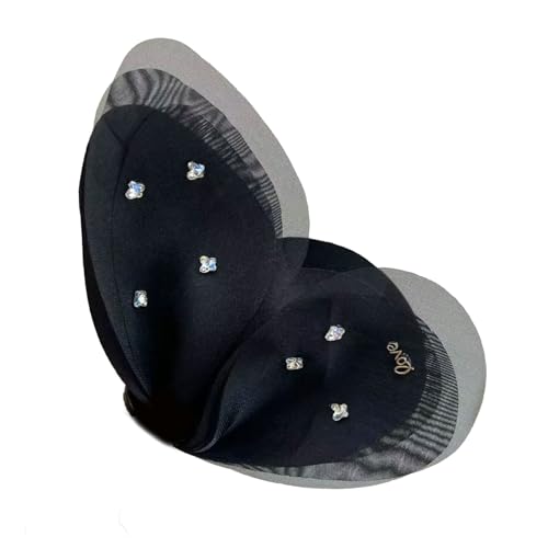 Elegante Netzschleifen Haarspange für Damen, durchsichtiges Haar-Accessoire mit praktischen Haarspangen für das tägliche Styling von yanwuwa