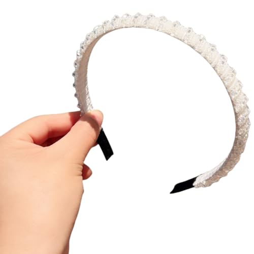 Glänzender Haarreif mit Kristallperlen für Damen, glitzerndes Stirnband, rutschfest, süßes Ballett-Haarband für Abschlussbälle und den Alltag Glänzender Haarreif mit Kristallperlen für Damen, glitzerndes Stirnband, rutschfest, süßes Ballett-Haarband für Abschlussbälle und den Alltag von yanwuwa