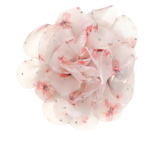 Haarklammer mit Blumenmuster und sicherem Griff, leichte Haarnadel für Damen, für den täglichen Gebrauch im Freien von yanwuwa