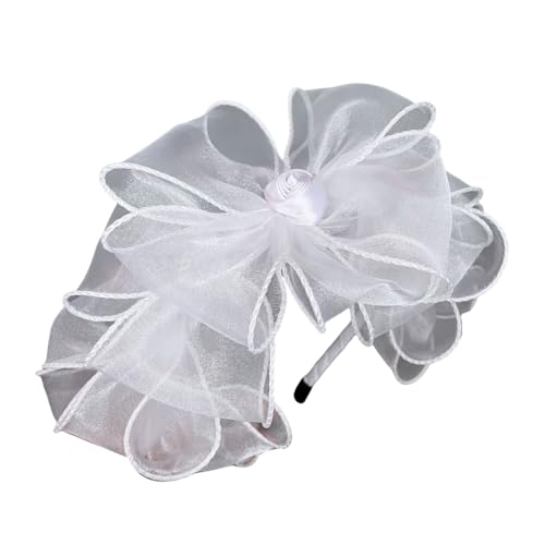 Haarreif mit Netzschleife für Damen und Mädchen, ästhetisches französisches Haarband, Abendparty, Fascinator, Haarreif für Haarstyling Haarreif mit Netzschleife für Damen und Mädchen, ästhetisches französisches Haarband, Abendparty, Fascinator, Haarreif für Haarstyling von yanwuwa