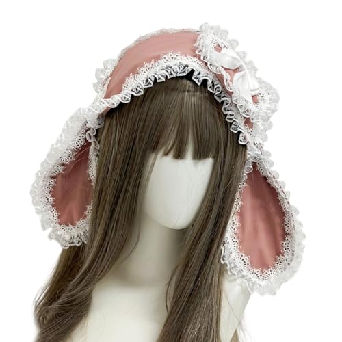 Hasenohren-Haarband, Foto-Requisiten, Haarreif, Haarband, Party, Kopfschmuck, lustige Stirnbänder für Musikfestival von yanwuwa