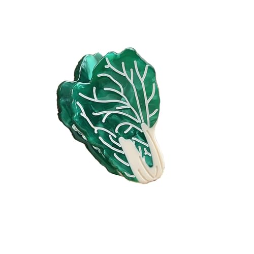 Kreative Haarspange mit pflanzlichem Thema, kleine Acryl-Haarspangen für Frauen und Mädchen, Haarschmuck für verschiedene Anlässe von yanwuwa