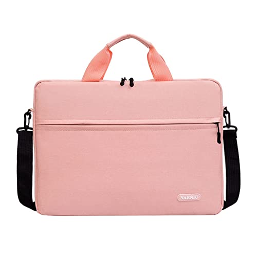 Laptop-Umhängetasche, 39,6 cm (15,6 Zoll), leicht, Business, Freizeit oder Schule, Handtasche, Computer-Notebook-Tasche, rose, 15.6 Inches von yanwuwa