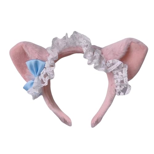 Prinzessinnen-Haarband, Schleife, Foto-Requisiten, Bär, pelziger Haarreif, Stirnband, Party-Kopfschmuck, lustige Stirnbänder für Musikfestivals von yanwuwa