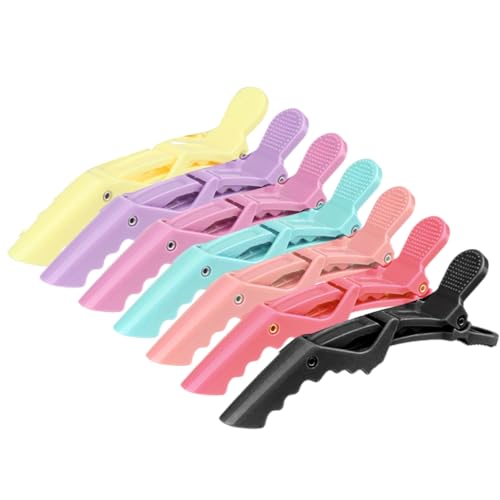 Professionelle Haarstyling-Clips für Frauen, neutrale Abschnitt-Clips mit starkem Halt, modisches Haar-Accessoire, 7 Stück von yanwuwa