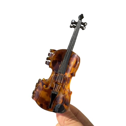 Retro Acetat Cartoon Haarspange Nostalgisches Saxophon Design Leicht für modische Frauen von yanwuwa