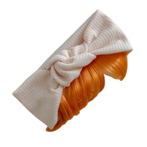 Schleifen-Stirnbänder für kleine Mädchen, mit Perücke, modisches Haar-Accessoire, trendiges kleines Mädchen, ausgezeichnetes Haar-Accessoire von yanwuwa