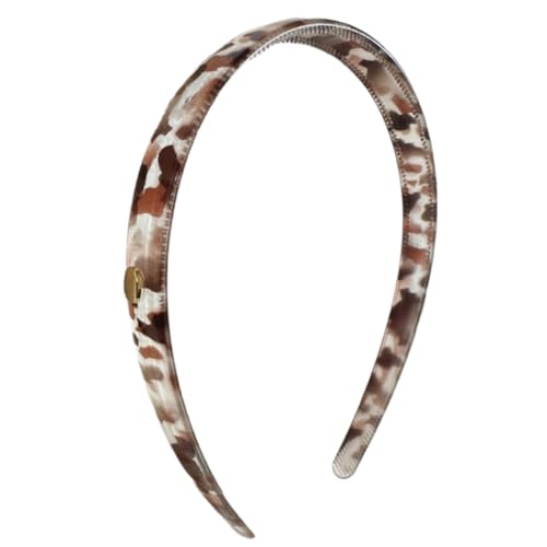 Stylisches Leopardenmuster, eleganter Haarreif aus Harz, Freizeitkleidung, Haarband für Damen und Jugendliche von yanwuwa