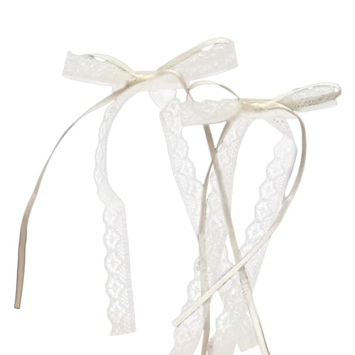 Süße Schleife Haarspange für Mädchen, Spitzen-Haarschleifen, Haarspangen, Frühling-Haarspange, elegante Haarstyling-Dekorationen von yanwuwa