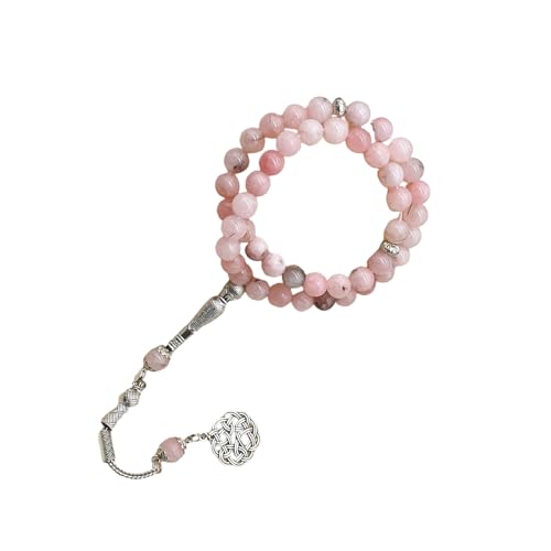 yanwuwa 45 Stück 8 mm Jade-Imitations-Glasperlen-Armband, ethnische kulturelle Designs, tragbarer, stabiler Schmuck von yanwuwa