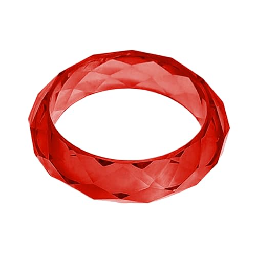yanwuwa Einzigartiges, facettiertes Kristall-Armband aus Kunstharz, funkelnd, lichtbrechend, elegantes Schmuck-Accessoire für trendige Frauen, den täglichen Gebrauch von yanwuwa