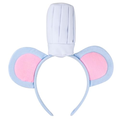 yanwuwa Haarreif in Form eines Kochmützenmusters, Ohren, Stirnbänder, schöne Cosplay-Kopfbedeckung für Kochbegeisterte von yanwuwa