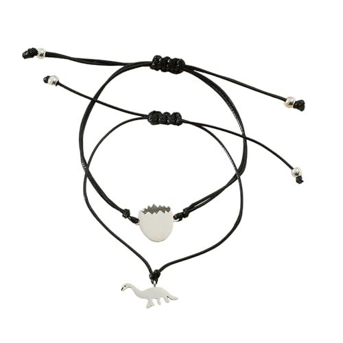 yanwuwa Passende Armbänder mit Dinosaurier-Eiern, symbolisieren Wachstum und Bindung für Muttertag von yanwuwa